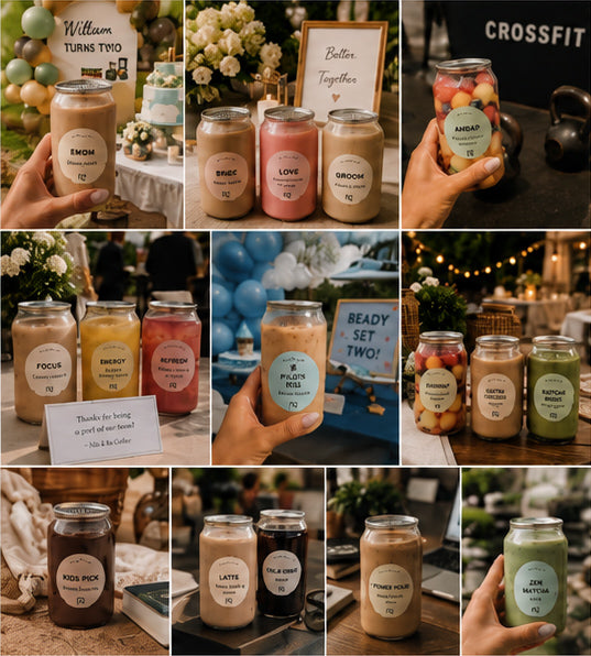 Celebrations & Parties - From birthdays to weddings and team parties, our drinks add the perfect touch.
